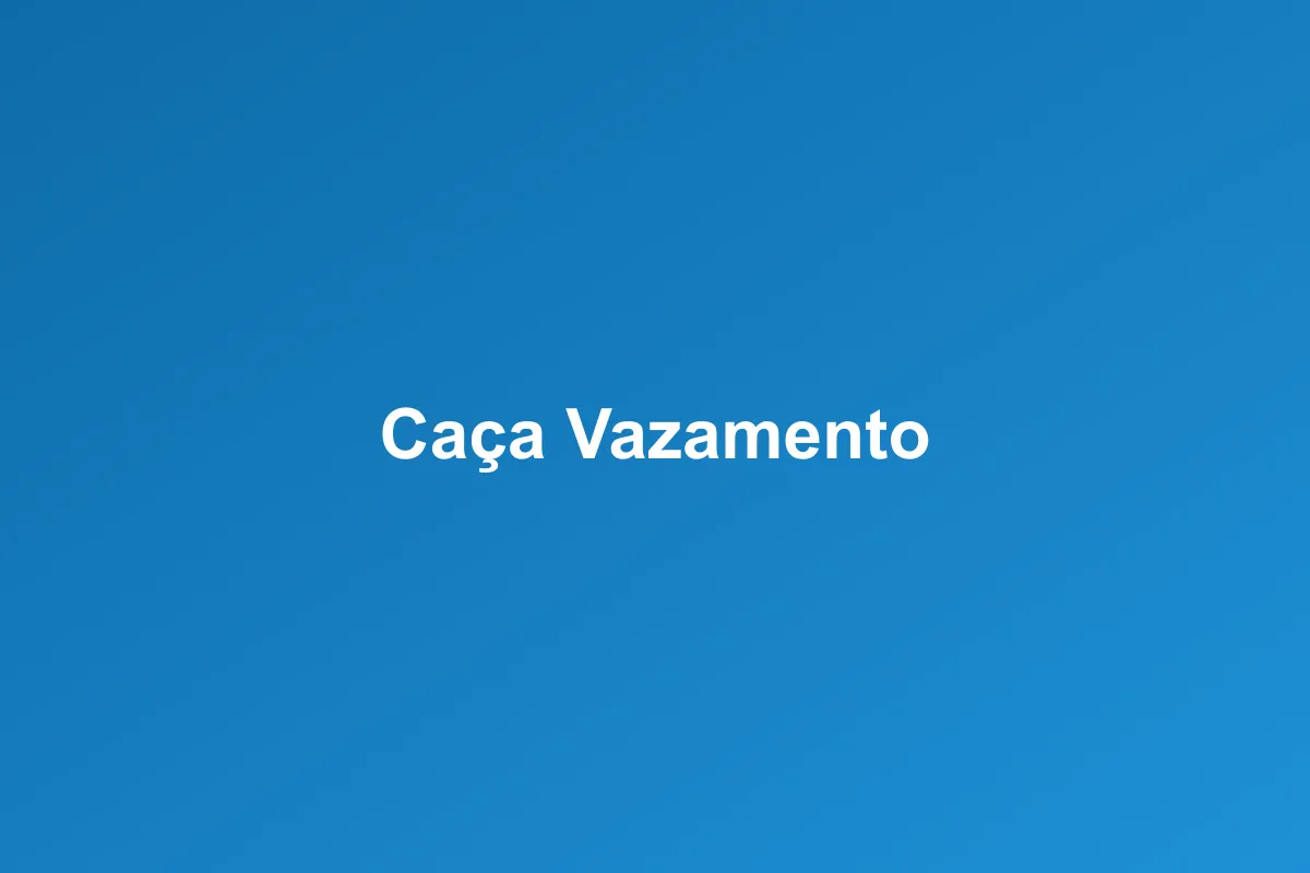 Caça vazamento em Rio Grande